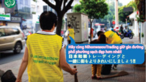 Hãy cùng NihonwasouTrading giữ gìn đường phố phường sạch đẹp hơn nhé!!